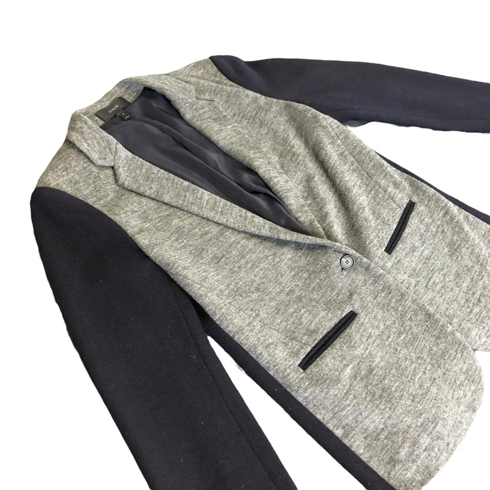 J. Crew Women’s Navy/Grey Blazer Size 6